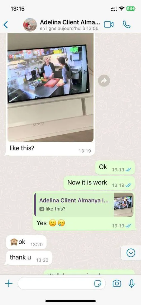 Customer renewing 12-month subscription on WhatsApp
